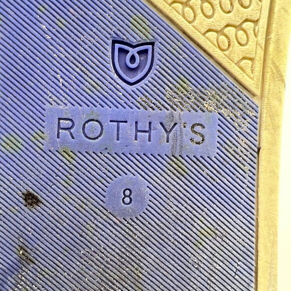 Rothy’s The Original Women Size 8 Bright White Textile Slip On Flat Shoes - Picture 14 of 15